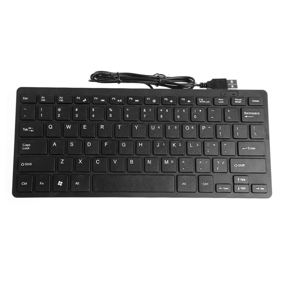 Mini Slim Multimedia Usb Wired External Keyboard For Notebook Laptop Pc Computer 9132278026466
