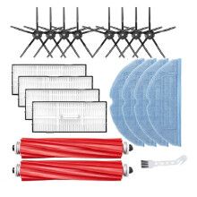 Kit d'accessoires pour aspirateur robot pour S7, S7+, S7 Maxv, S7 Maxv , T7S, T7 , T7S , brosse, filtre, chiffon de nettoyage.