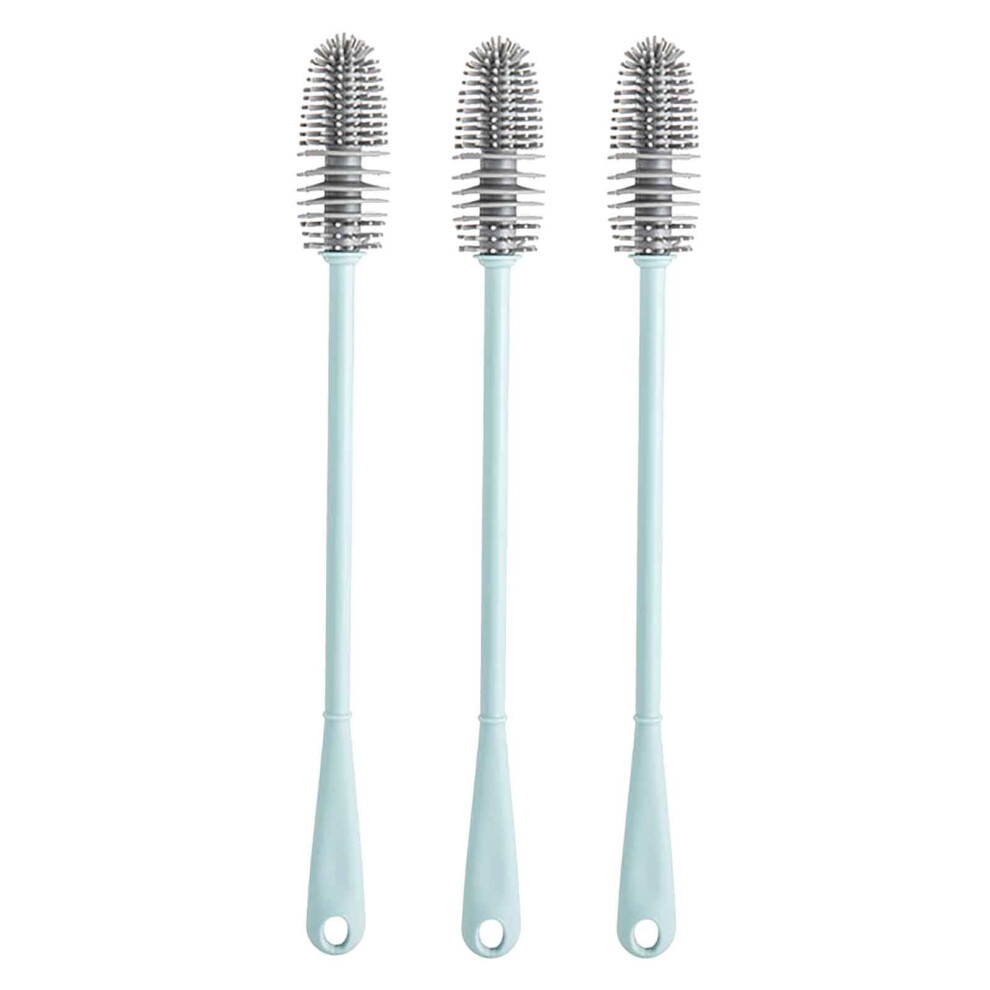 3PCS Silicone Cup Cleaning Brush for Breast Pumps, Bottles, Teats & Storage Bags – Soft Bristles