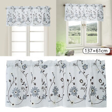 Xoxingysm Curtain Floral Curtains Kitchen Coffee Curtains Bedroom Rod Curtains Lace Short Curtains Lace Curtains 54 X 24 Inch 1 Panels