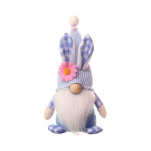 Easter tabletop couple doll set with apron dress