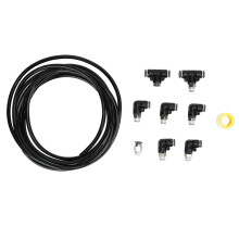 Durable Misting Line for Outdoor Use Excellent Kink Resistance Lightweight Compact Structure DIY Misting System for Garden Trampoline Canopy Backyard