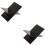 2Pcs Black Acrylic Desktop Book Stand Multifunctional Reading Support 7