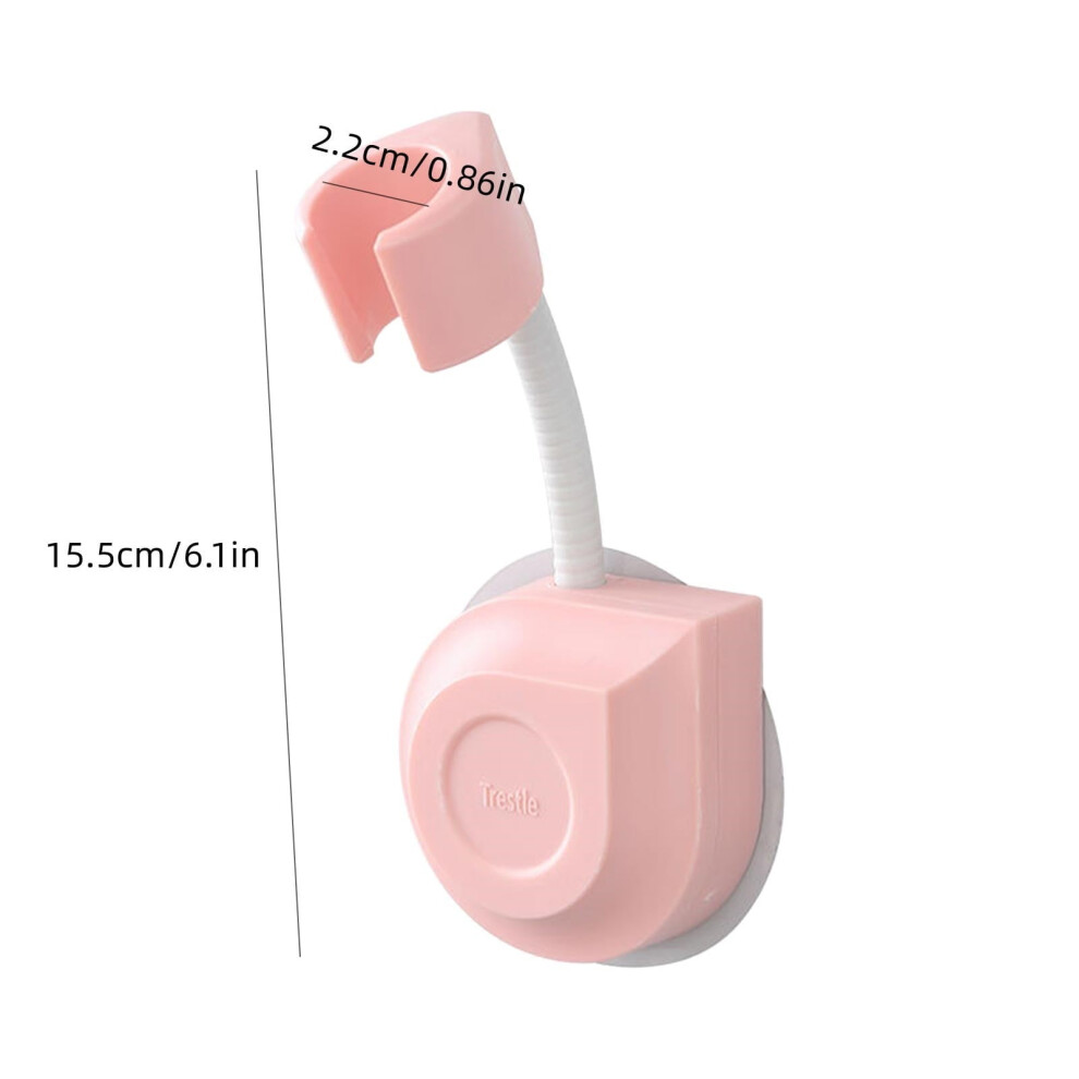 Bizhua 360 Degree Rotatable Shower Bracket Bshower Stand Can Rotate Universal Adjustable Bathroom Nozzle Shower Seat Suction Cup Bath Fixed Shelf 9132278029337