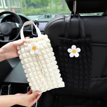 Porta-lenços de carro macio, com estampa de bolhas, ideal para pendurar no encosto do banco do carro, banheiro, quarto, mesa, casa, escritório e