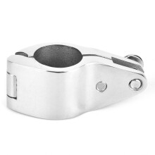 Bimini en acier inoxydable facile à installer, mâchoire coulissante, résistant à la corrosion, support de bimini articulé de qualité marine
