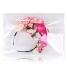 FOXNOVO Bohemia Floral Hairdress Realist Multicolor Flower Hairband pentru călătorii, nunți și petreceri accesoriu