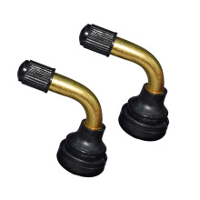 90 Degree Bent Rubber Base Tire Valves Stem PVR40 50 60 70 Wheel Tyre Valves Stem for Motorcycle Tubeless Tires