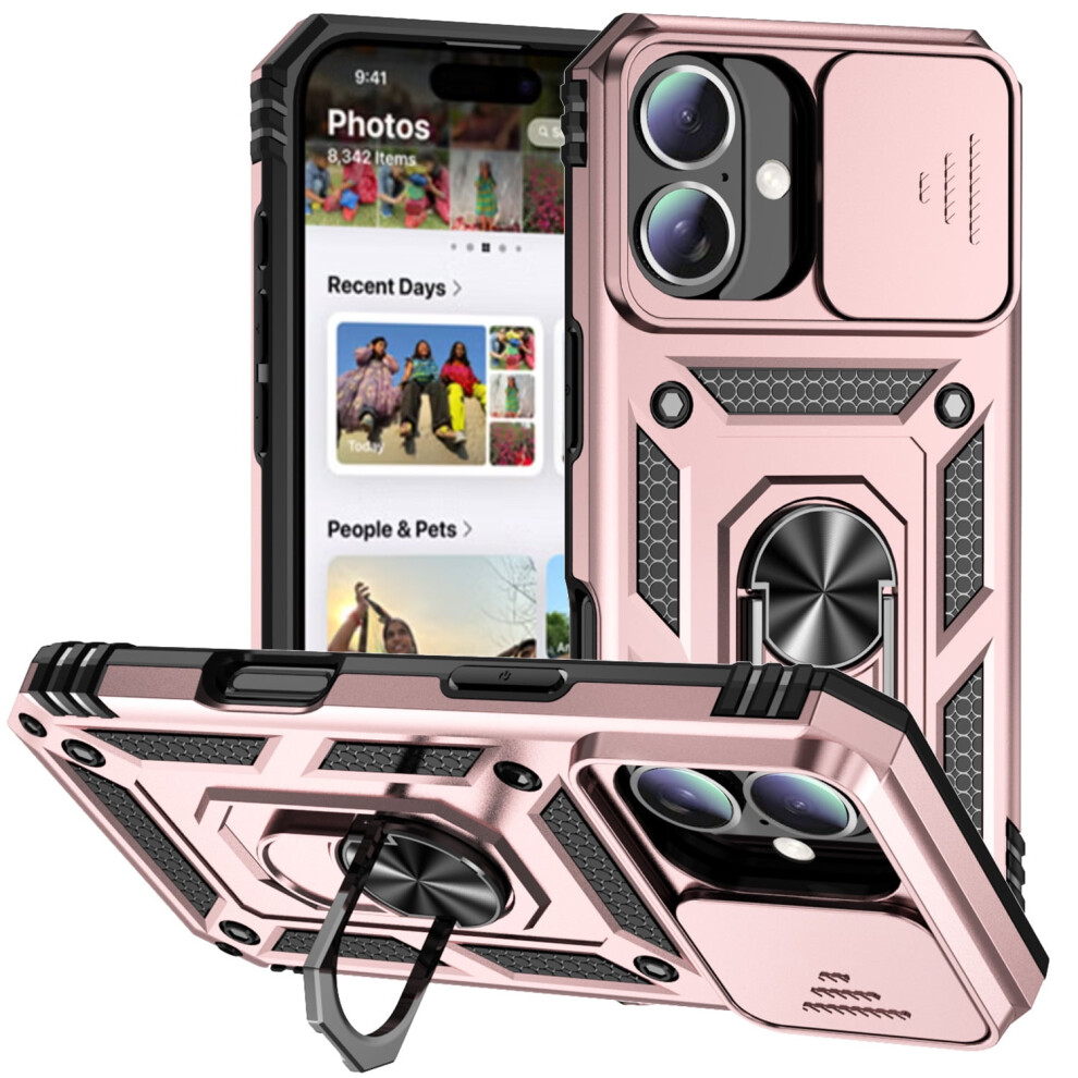 Iphone 16 Plus Case Military-Grade Shockproof Dual-Layer 959110477342