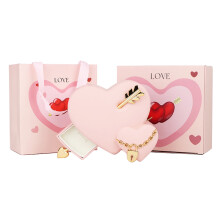Kvetinová krabička Cupid's Arrow, konzervované ruže v krabičke v tvare srdca so šípom, večný valentínsky darček, ktorý vydrží roky bez