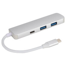 USB-C To HDMI Adapter With4Ports USB3.0And PD Charging Aluminum Alloy Multifunctional Docking Station Supports Ultra HD4K Resolution Universal