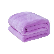2026 New This Is A Solid Color Double Velvet Bed Sheet and Blanket with A Physical Towel of 70x100cm