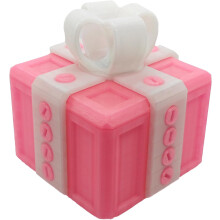 Boîte cadeau agaçante en forme de cœur avec vis imprimées en 3D – Boîte à farces romantique pour bague/argent, Saint-Valentin amusante,