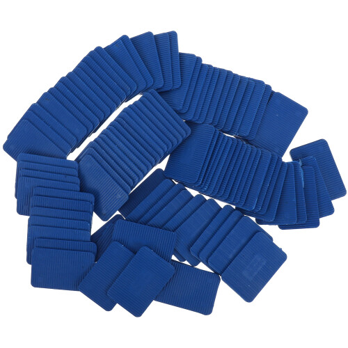 Furniture Wedges Levelers Blue 100 Pcs