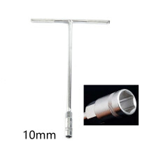 1pc T-type Socket Wrench 8 Sizes 6-19mm Metric T-handle Wrench Hexagonal Multifunctional Manual Detachable Repair Hand Tool