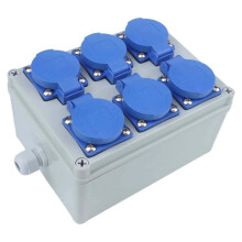 Industrial Outdoor Power Box Wall Distributor, Waterproof Shock Housing