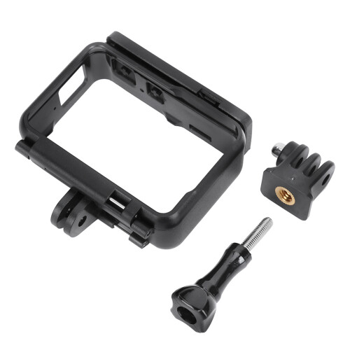 Precision Designed ABS Protective Frame For Insta360One RS Drop Proof Cold Shoe Mount Shock Resistant Travel Friendly Frame Bracket
