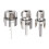 3 Pcs Internal & External Pipe Threading Tool, 1/2" 3/4" 1" PVC Plastic Pipe Thread Cutter Set Threader Kit 1