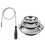 4 Pack Telescoping Magnetic Pickup Tool with 3/4/6in Magnetic Trays, Magnet Flexible Spring Stick, Retrieving Sweeper 1