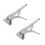 10" Locking Sheet Metal Clamp 2 Pack, Heavy Duty Adjustable Welding Locking Plier Tools, Sheet Grip Pliers 1