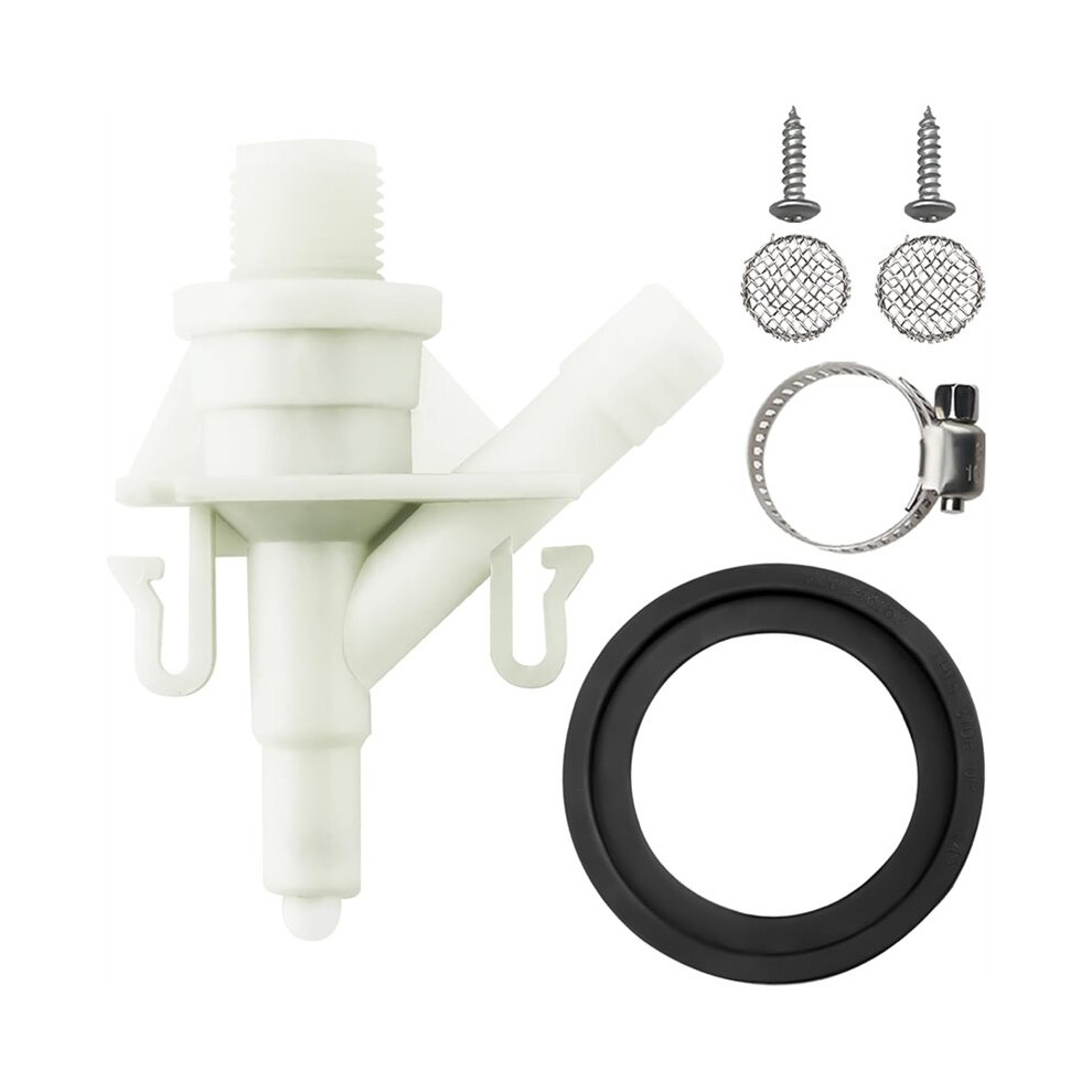 385311641 Rv Toilet Valve Replacement Kit For 300 301 310 311 320 Pedal Flush Toilets,With 385311658 Toilet Seal 4712626393591