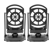 Lot de 2 Supports de Téléphone à Bascule avec Marchepied, Compatibles avec 2 Téléphones Maximum.
