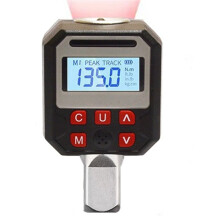 Adaptateur de Couple Numérique pour Clé à Cliquet 1/2" - Affichage LED - Modes Crête et Trace - Alertes Sonores et Visuelles - 6,8-135 Nm