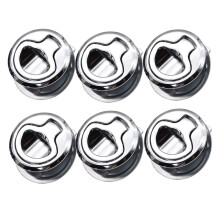 6Pcs Marine Hatch Locking Locker Boat Flush Pull Hatch Slam for Boat Deck Hatch Locking RV Parts