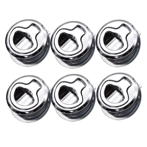 6Pcs Marine Hatch Locking Locker Boat Flush Pull Hatch Slam  for Boat Deck Hatch Locking RV Parts