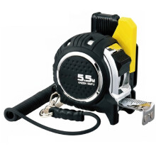 Metric Steel Tape 1Pcs+Buckle & Safety Rope Lockable Double-Sided Drop-Resistant Measure Tool 1001-1654/-1909 5.5M