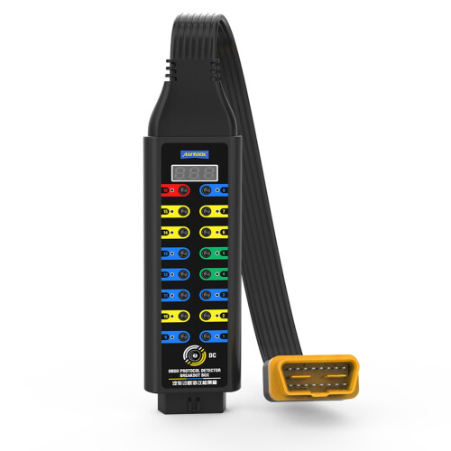 AUTOOL OBD2 Car Diagnostic Protocol Detector 16-Pin Input Jack Professional Automotive Engine Scanner Diagnosis Testing Tool
