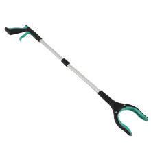 Foldable Aluminum Alloy Reacher Tool 216g Green for Elderly & Disabled