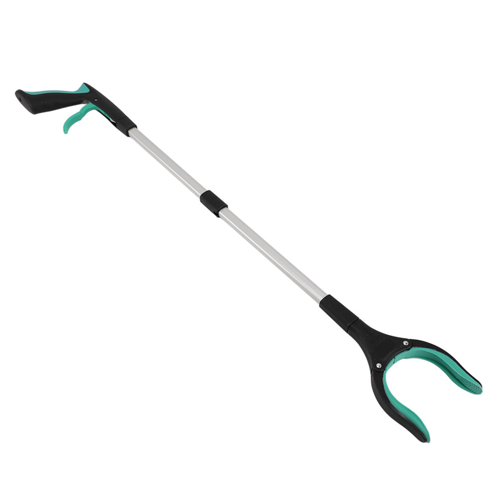 Foldable Aluminum Alloy Reacher Tool 216g Green for Elderly & Disabled