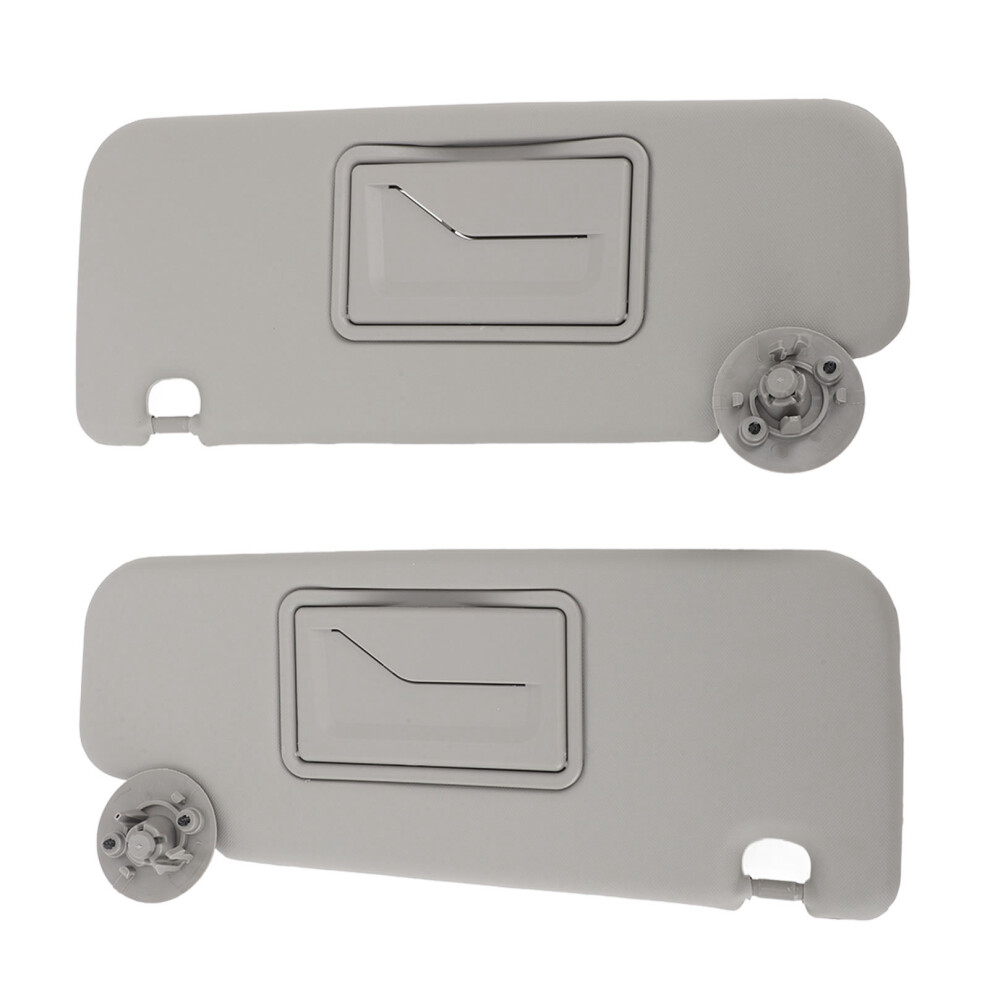 Sun Visor Pair Replacement For Sonic Aveo 2012-2020 Left Right Gray 3461387450012