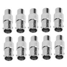 Long Lasting Quality Plug And Play Coupler Anti Corrosion Connectors BNC Female To RCA Female Coupler Adapter Cable Management For Easy BNC Connection