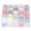 Good Quality Prewound Bobbins Thread Set in Clear Plastic Storage Box, Assorted Colors Smooth Polyester Threads Compatible with Fit Most Sewing 1
