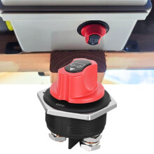 Interruptor de desconexión de batería impermeable de 300 A, 12 V-48 V, aislador maestro de alta resistencia para uso marino, embarcaciones,