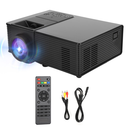 Home Theater LCD Projector Wireless Internet Portable Design Keystone Adjustment HDMI Input Multiple Interfaces For Expansion