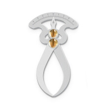 Inner Diameter Measurement Stainless Steel Material Gap Gauge Durable Design Thickness Measurement Tool Dual Function Measurement Portable Measuring