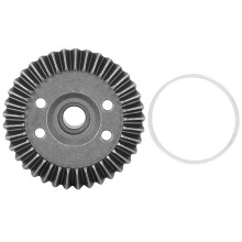 Overdrive Gear Set Stainless Steel Bevel Gear Spiral Cut Differential Ring Gear High Precision Replacement For RC Crawlers Axial SCX10II AR44