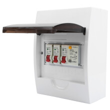 Durable Plastic Construction Circuit Breaker Protector Moisture Proof Sunscreen Transparent Cover Power Distribution Box Flame Retardant And Easy To