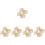 5Paires Boucles Et Clips Dorés En Pour Chaussures 5