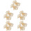 5Paires Boucles Et Clips Dorés En Pour Chaussures 6