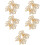 5Paires Boucles Et Clips Dorés En Pour Chaussures 7