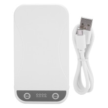 Sterilizzatore UV portatile per telefono, custodia per strumenti profumati per la cura delle unghie con funzione aromaterapia, adatto per telefoni,