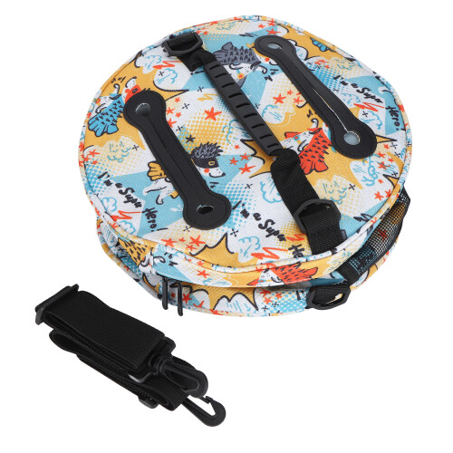 Portable Yarn Storage Organizer Crochet Bag with Drawstring Closure Multi-Function Waterproof Sewing Tools Bag for Knitting Needle Hooks and Wool