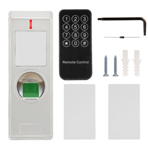 Biometric Fingerprint Access Door Lock With Remote Control Multiple User Support Keyless Entry Door Lock Touchscreen Keypad Deadbolt Auto Lock Smart