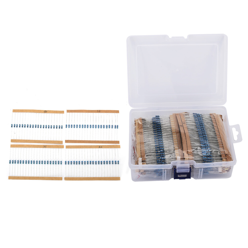 Metal Film Resistor Kit Stable Performance High Temperature Resistance Rohs Compliant Low Noise Durable Precision Characteristic High Accuracy1% 9448483189507