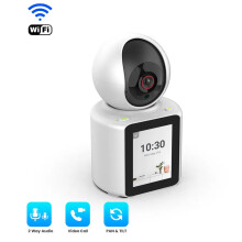 Telecamera HD da 2,8 Pollici 1080p per Interni con WiFi, Visione Notturna e Audio Bidirezionale