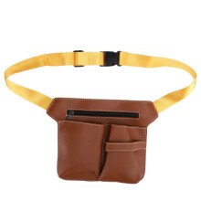 Multi Pocket Function Professional Hairdressing Tools Storage Holster Adjustable Waist Belt Hair Salon Scissor Storage Waist Bag Soft Leather Fashion